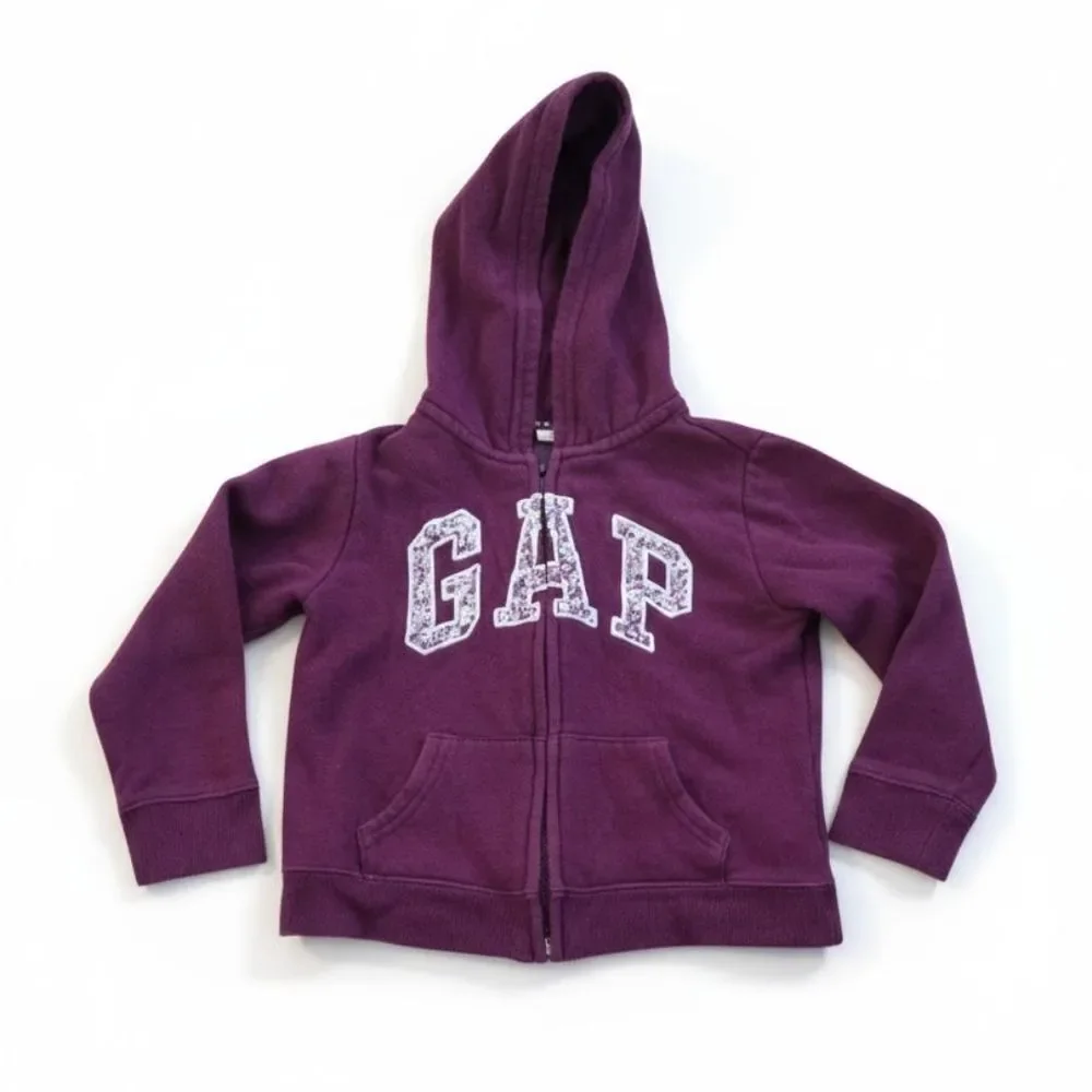 GAP Kids Unisex Maroon Hoodie